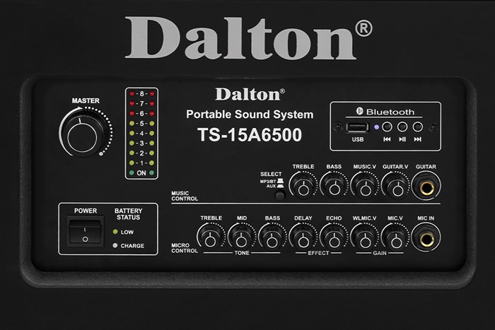 Loa kéo điện Dalton TS-15A6000 Bass đôi 40cm 2200W